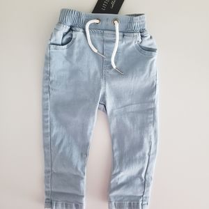 Little Bipsy light wash stretch denim